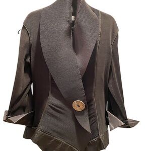 IPSE Artsy Black Women's Jacket Size Large